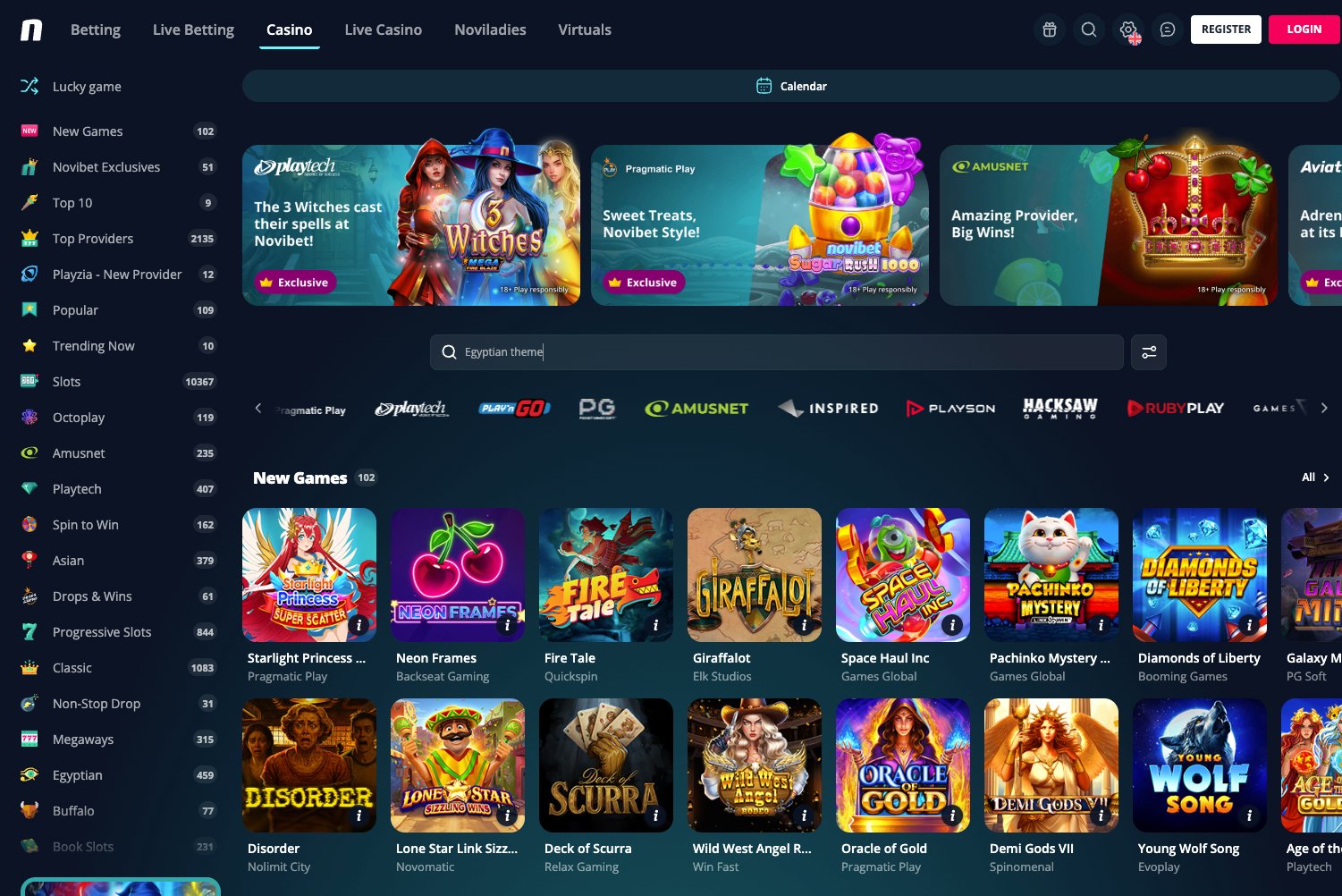 Reseña de Novibet Casino México