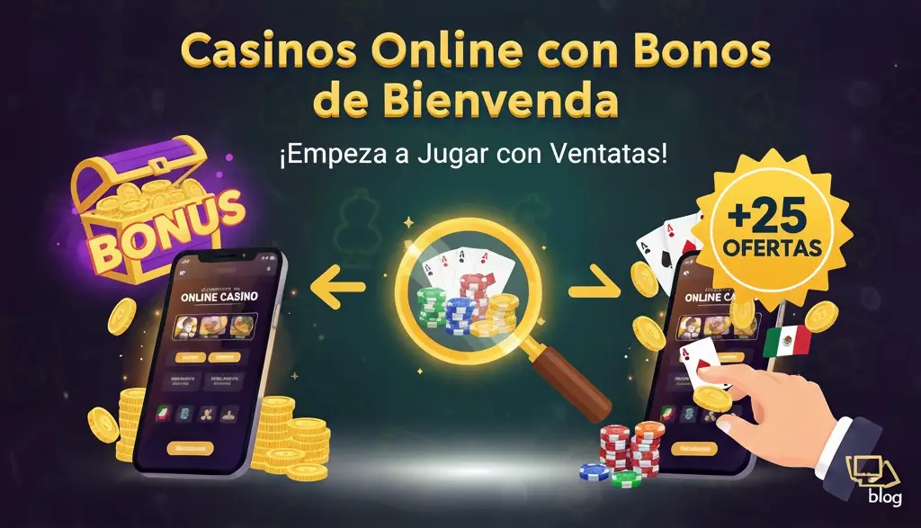 Casinos Online con Bonos de Bienvenida: